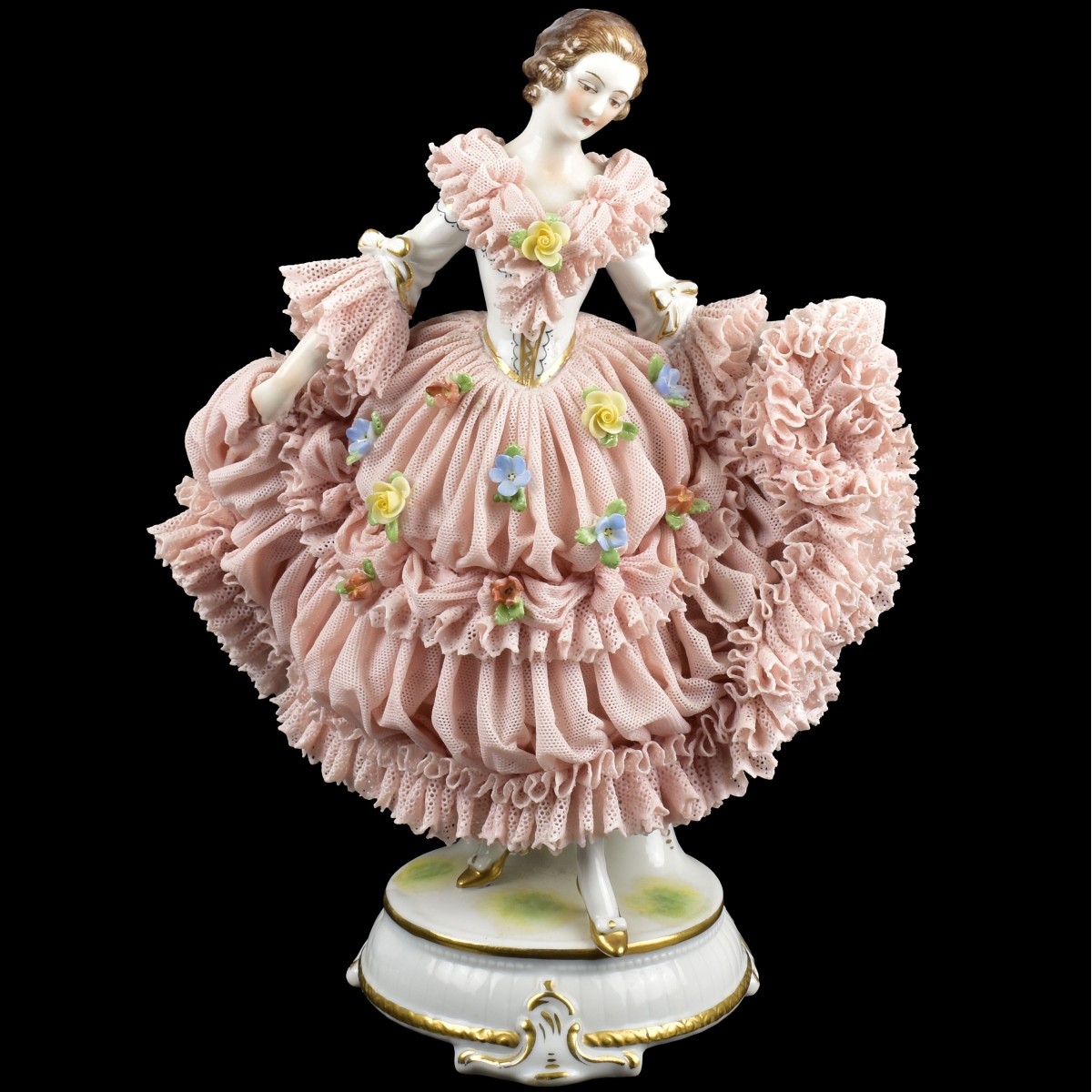Antique German Dresden Porcelain Group
