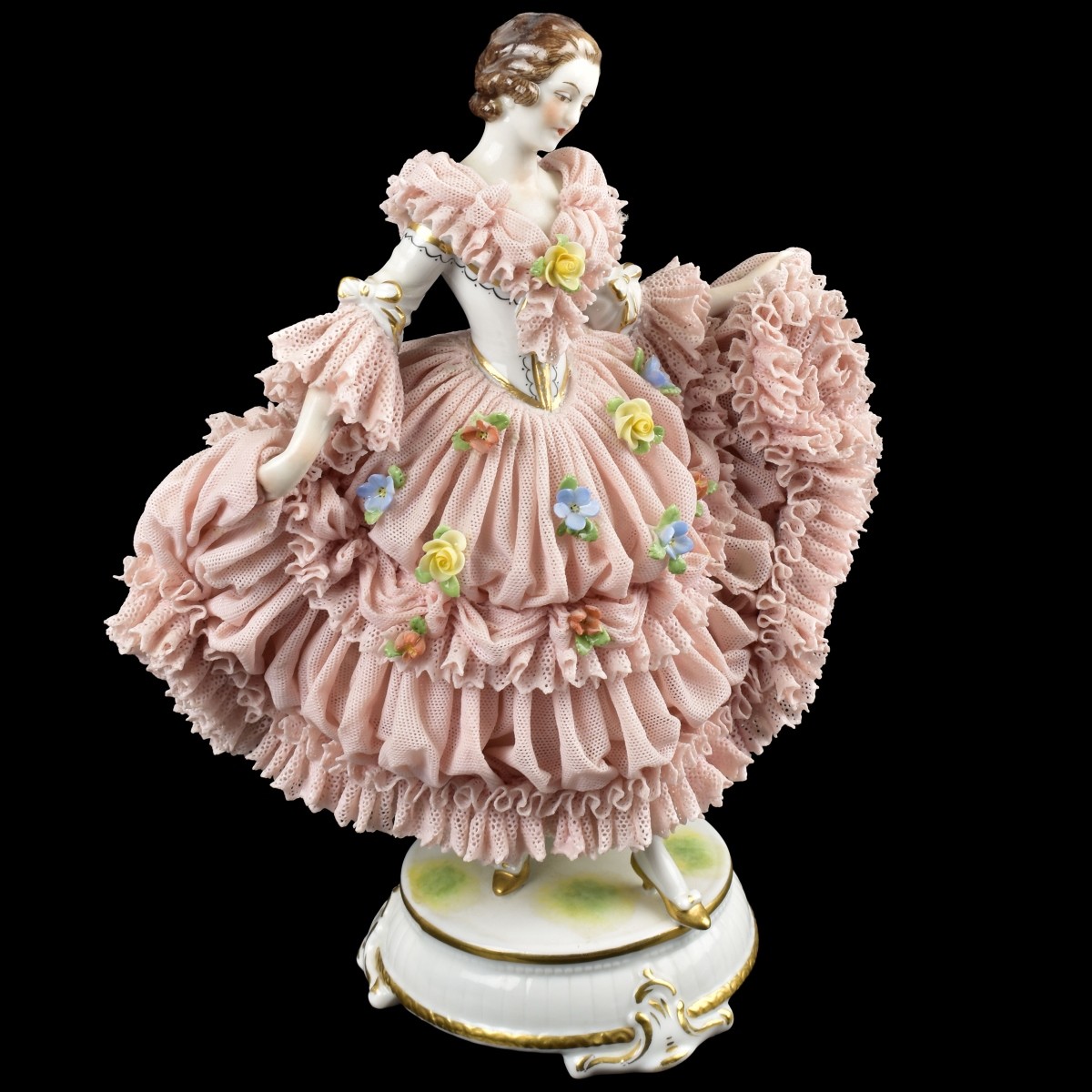 Antique German Dresden Porcelain Group