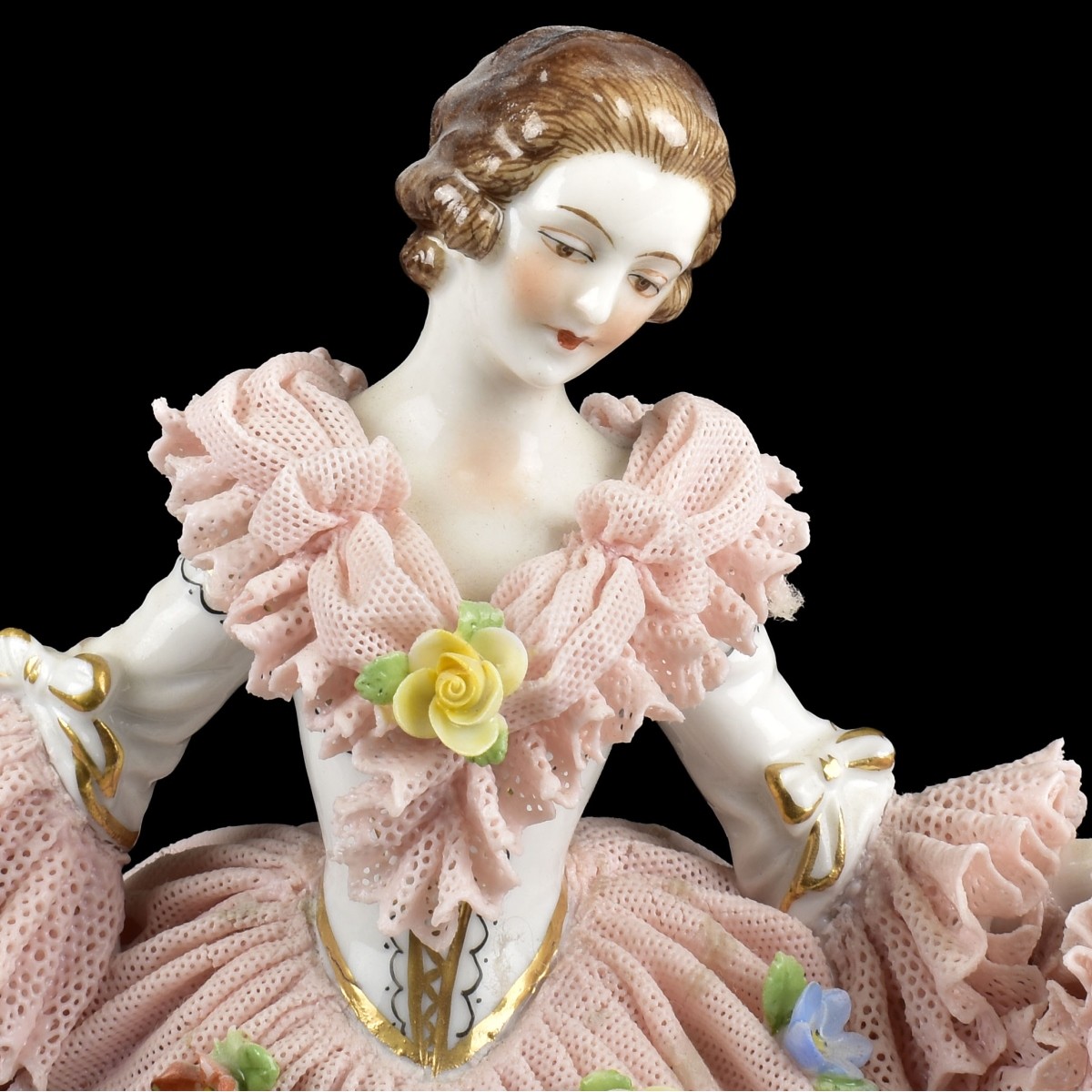 Antique German Dresden Porcelain Group