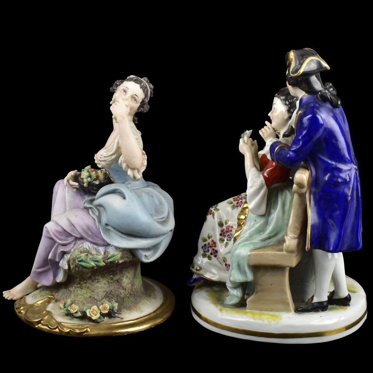 Vintage German Porcelain Sculptures