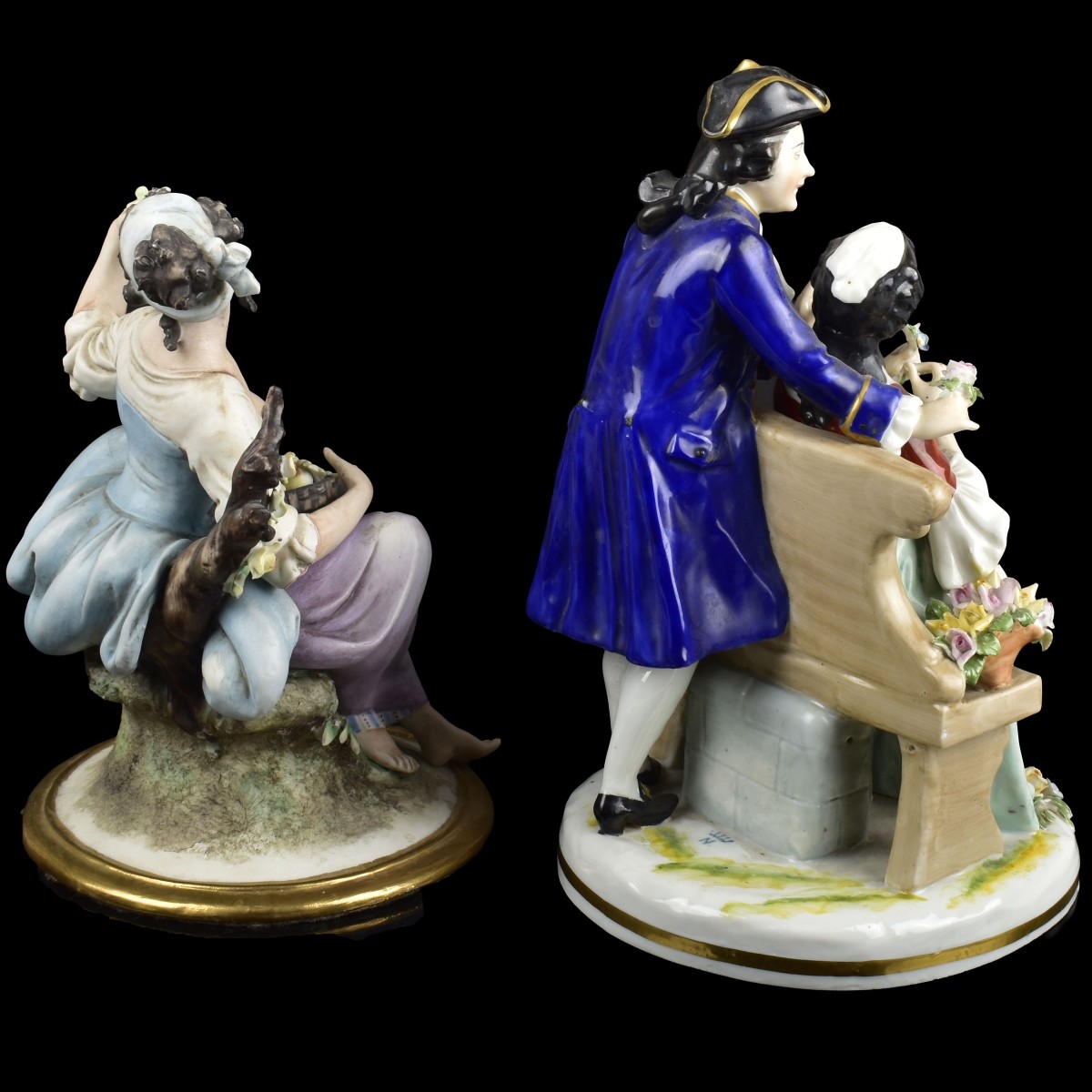Vintage German Porcelain Sculptures