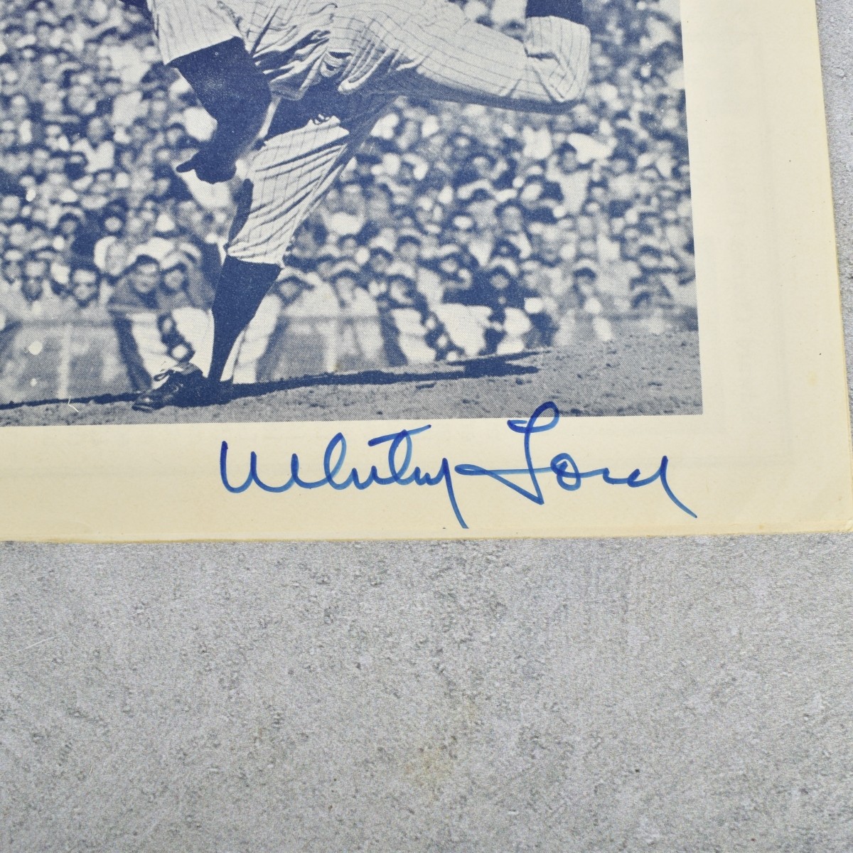 JSA Mickey Mantle-Whitey Ford Photograph