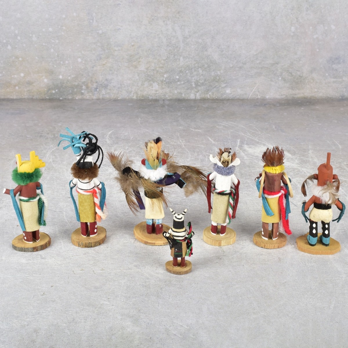 Collection of Kachina Dolls