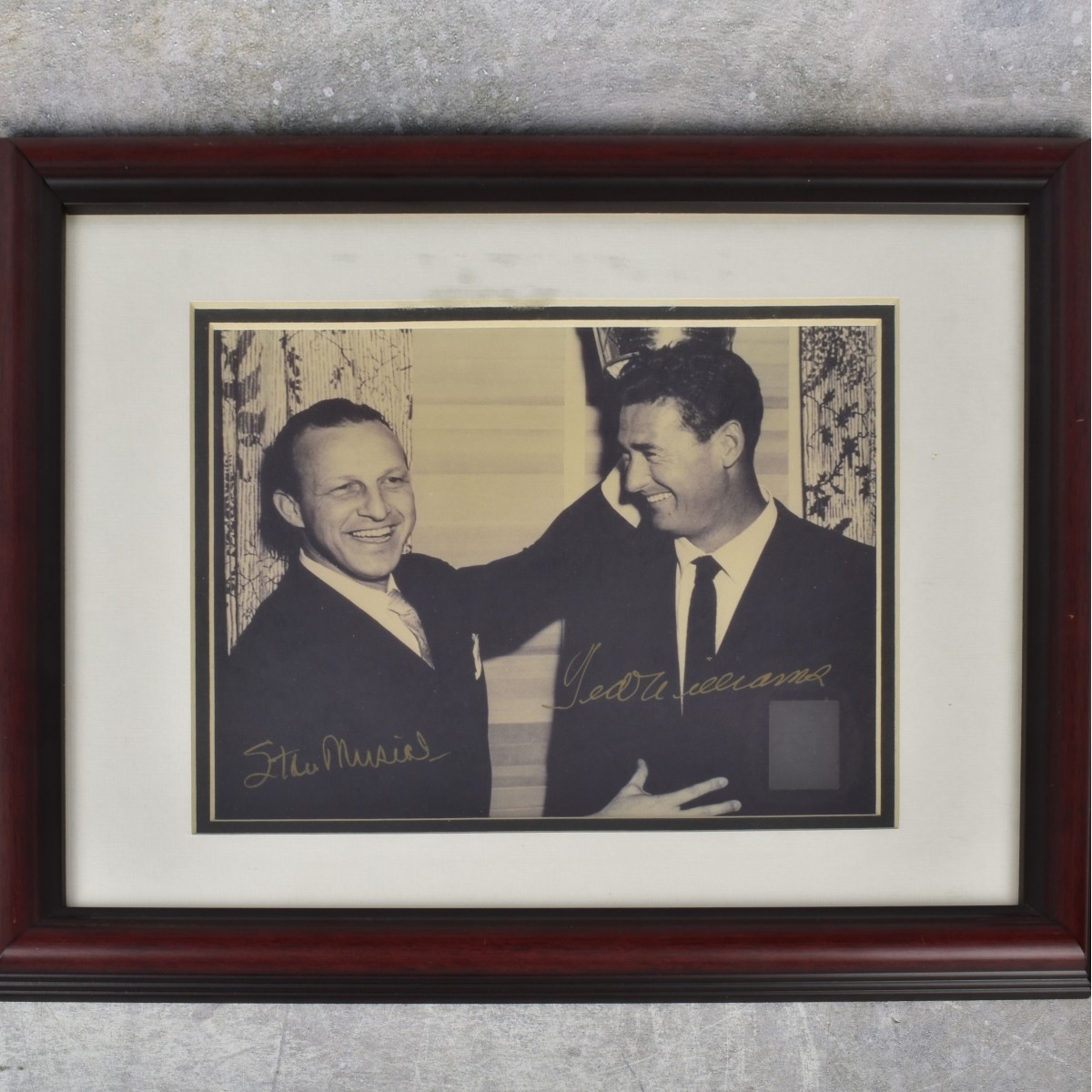 Ted Williams-Stan Musial Autographed Photograph