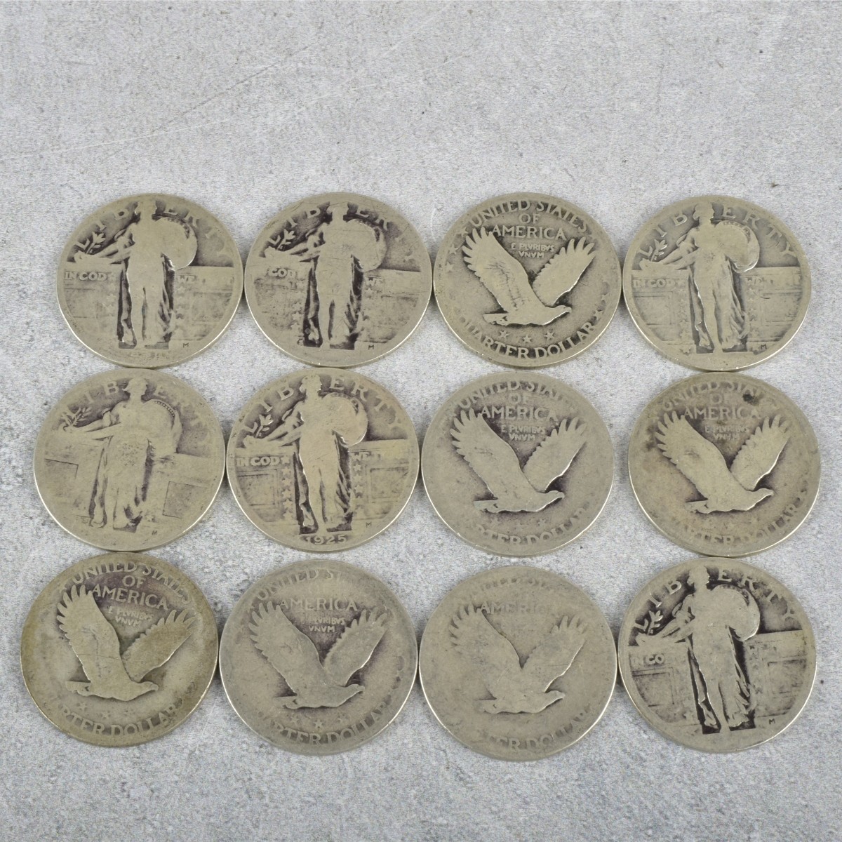Walking Liberty Quarters