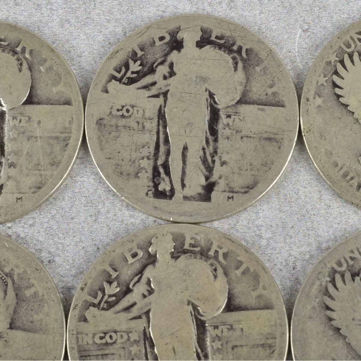 Walking Liberty Quarters