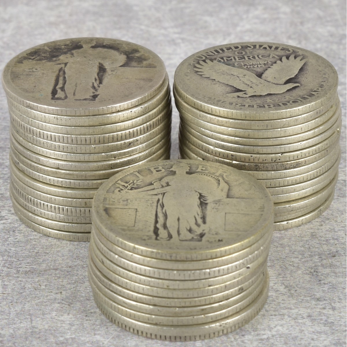 Standing Liberty Quarters