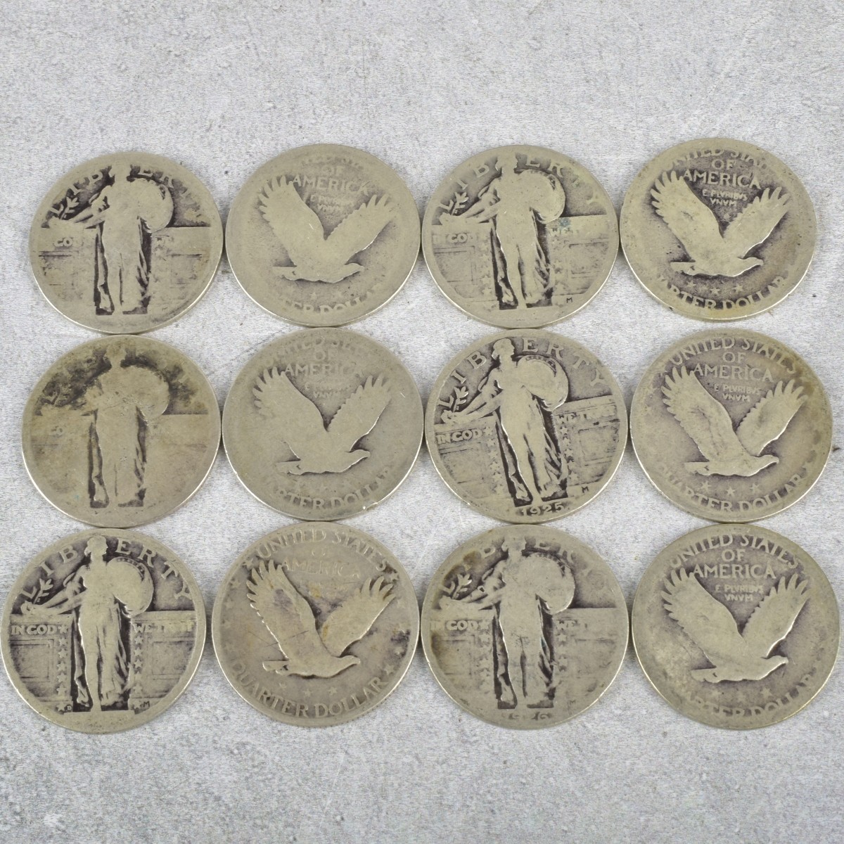 Standing Liberty Quarters