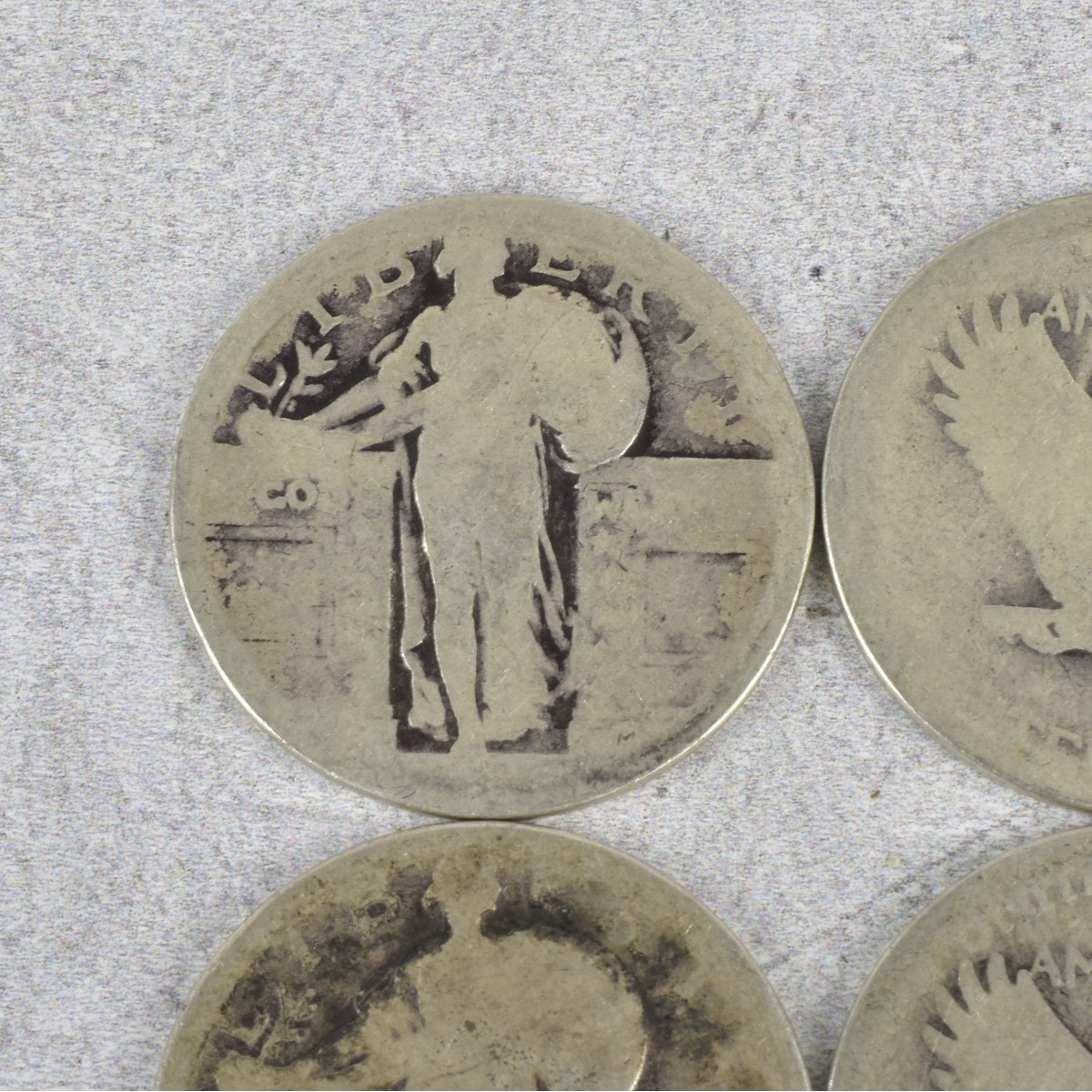 Standing Liberty Quarters