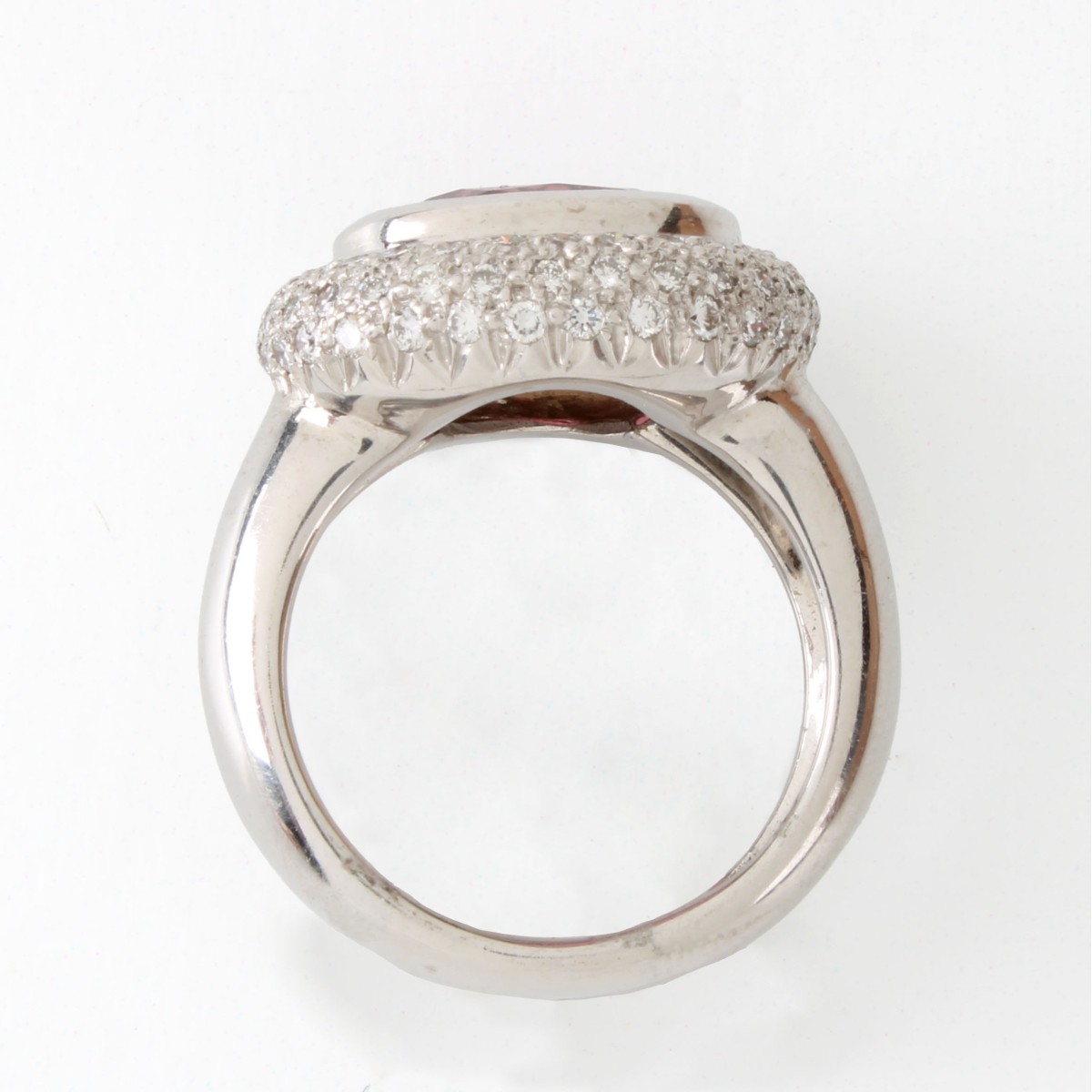Tourmaline, Diamond and 18K Ring