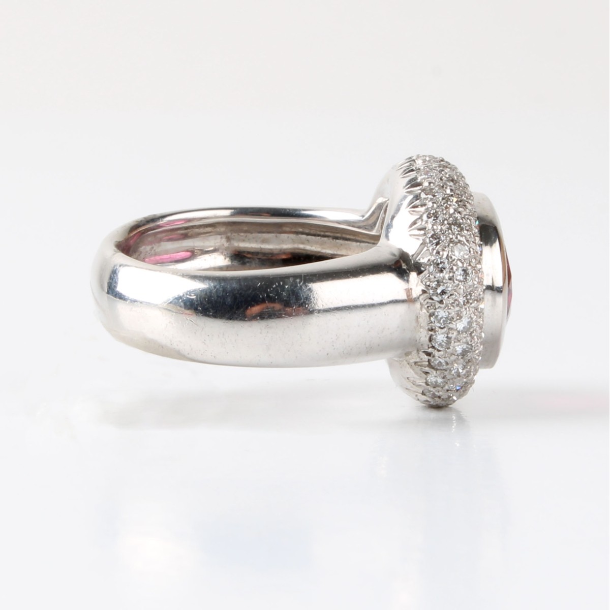 Tourmaline, Diamond and 18K Ring