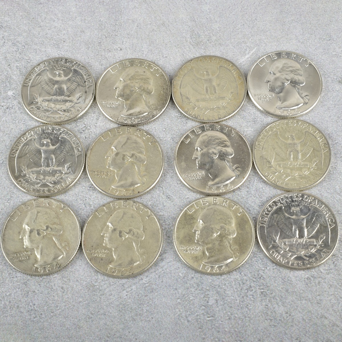 1964 Washington Quarters
