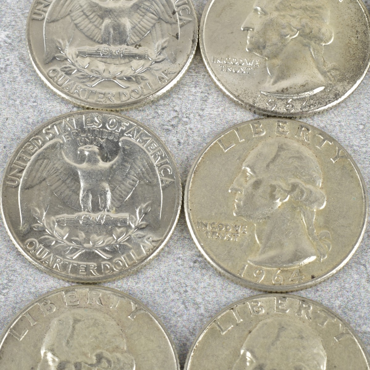 1964 Washington Quarters