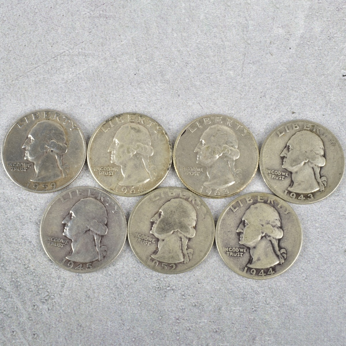 1964 Washington Quarters