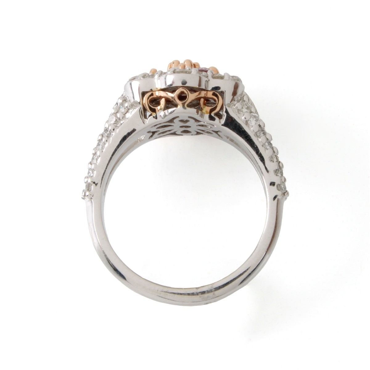 Diamond and 18K Ring