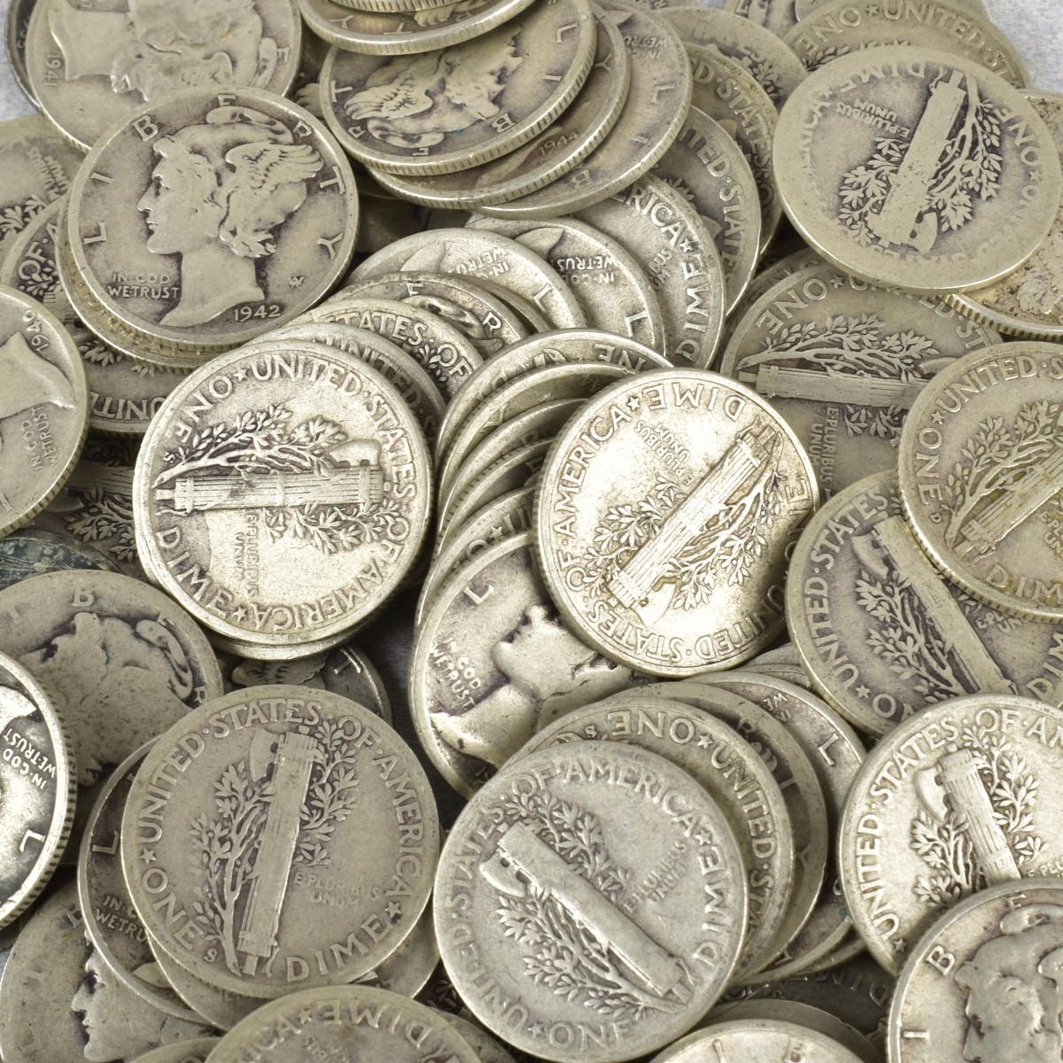 American Mercury Head Dimes