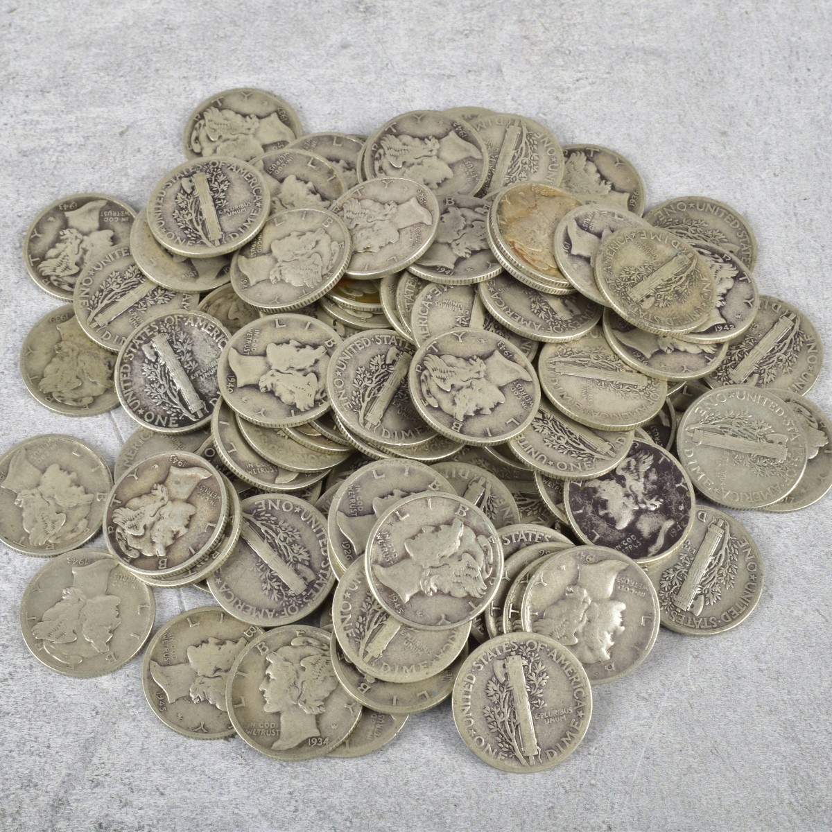 American Mercury Head Dimes