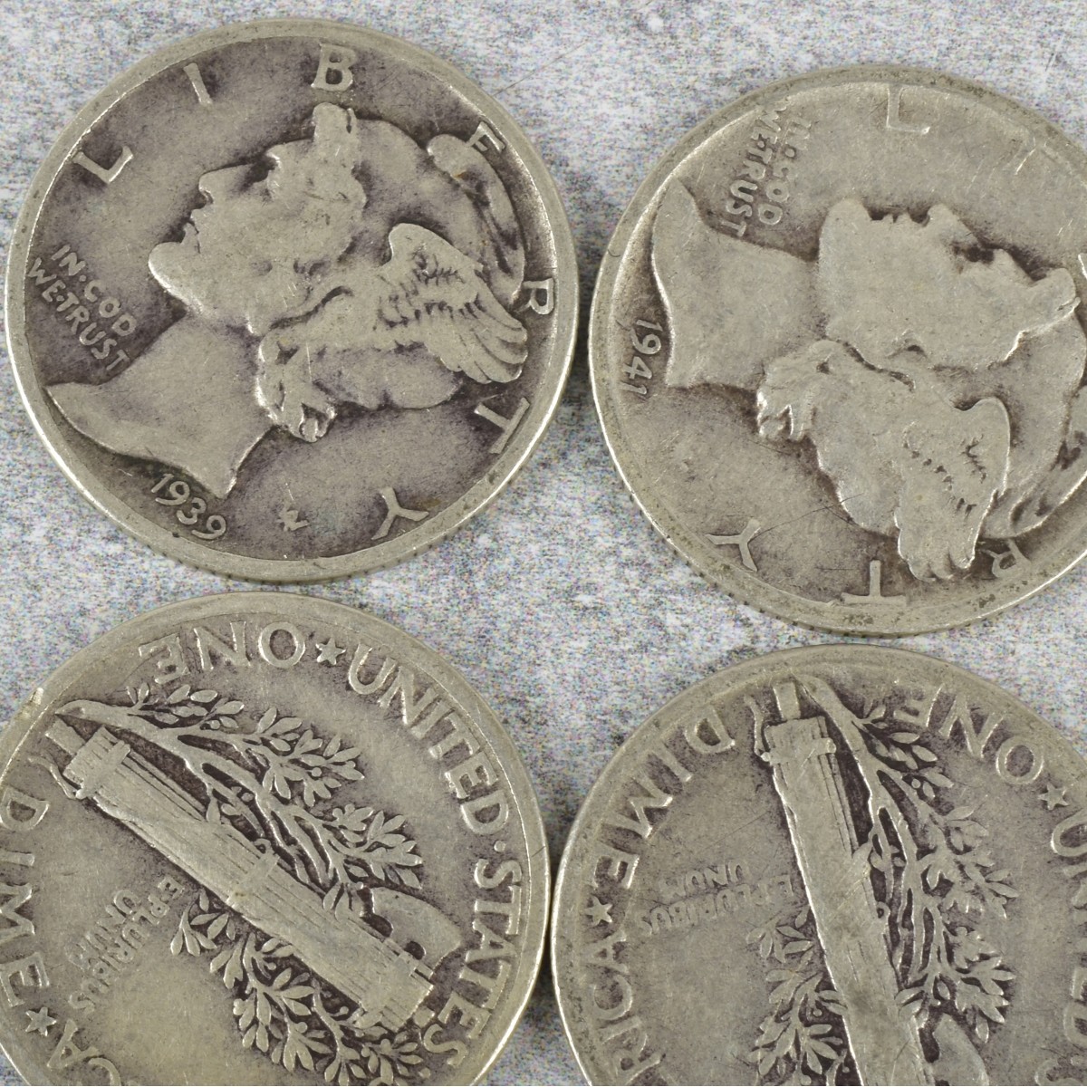 American Mercury Head Dimes
