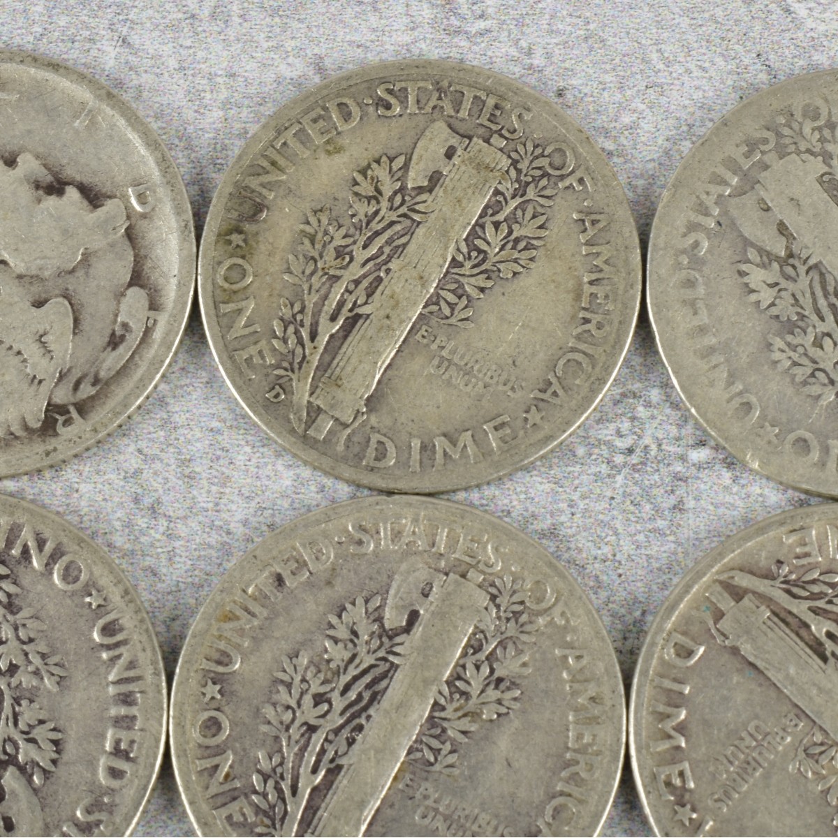American Mercury Head Dimes
