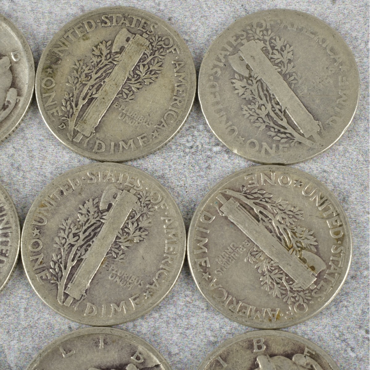 American Mercury Head Dimes