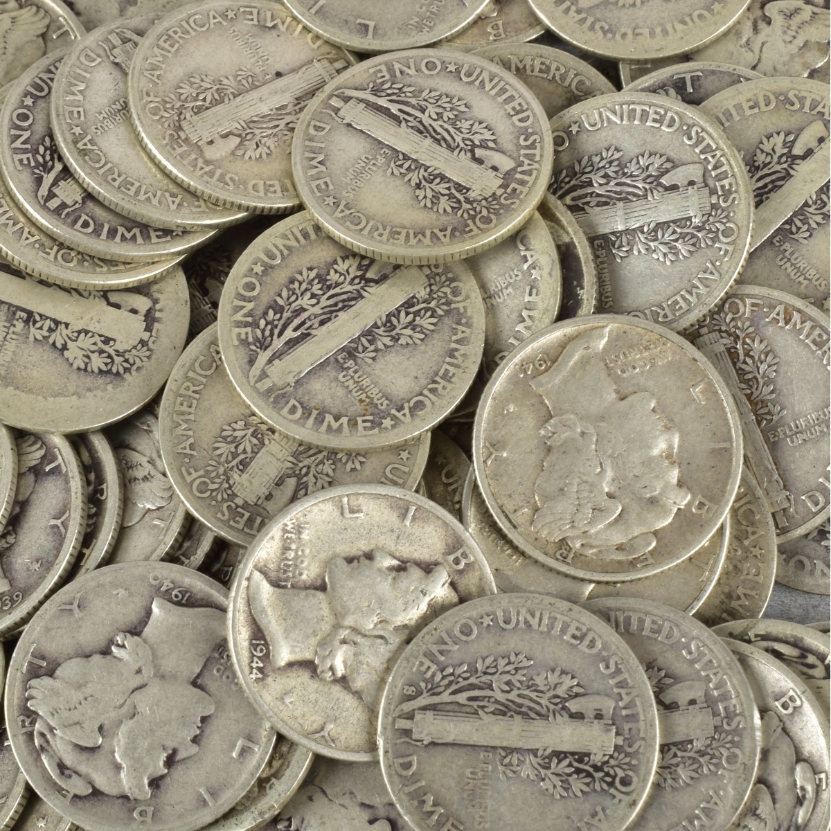 American Mercury Head Dimes