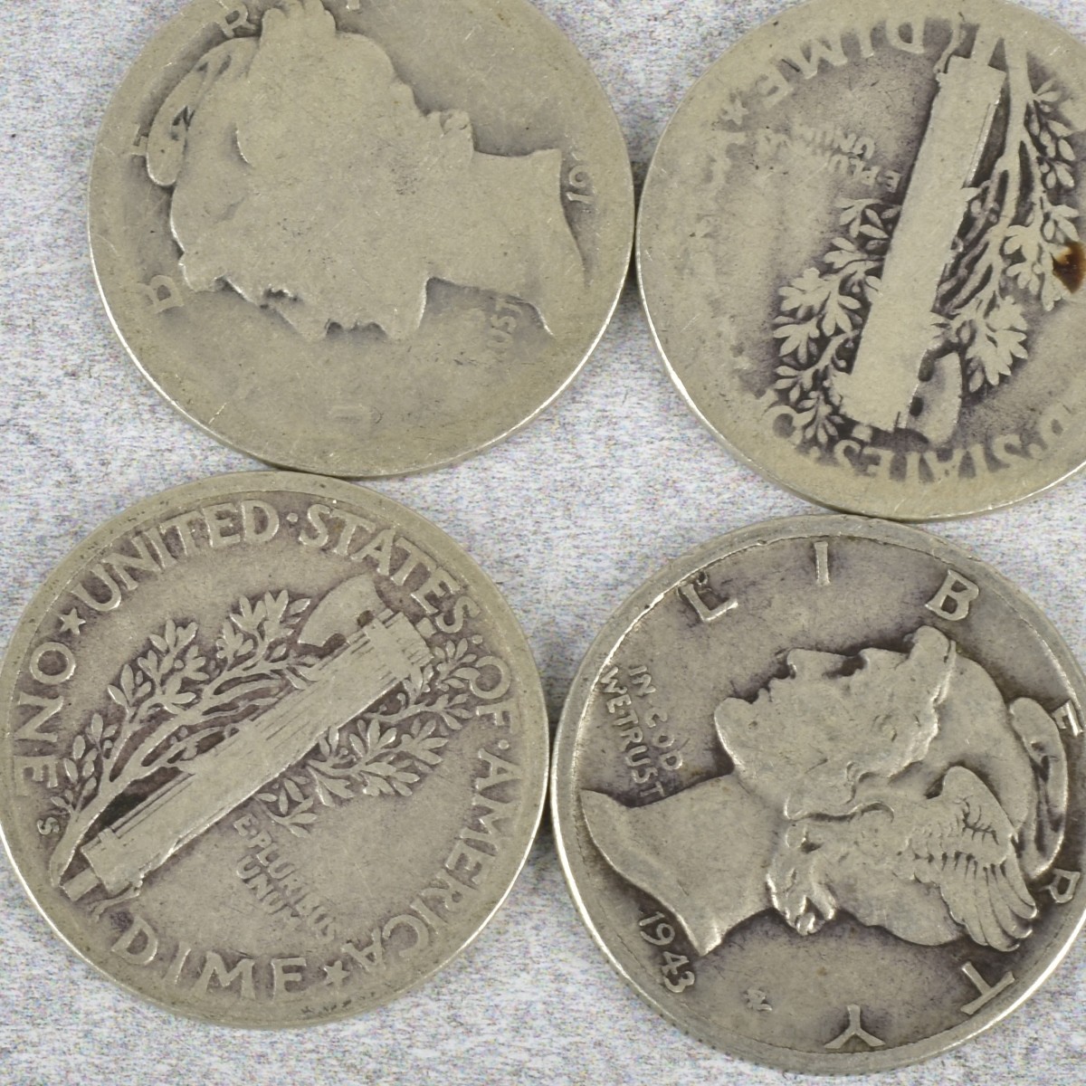 American Mercury Head Dimes