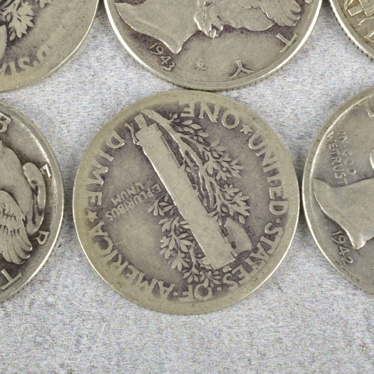 American Mercury Head Dimes