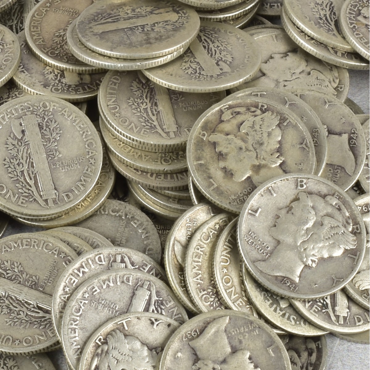 American Mercury Head Dimes