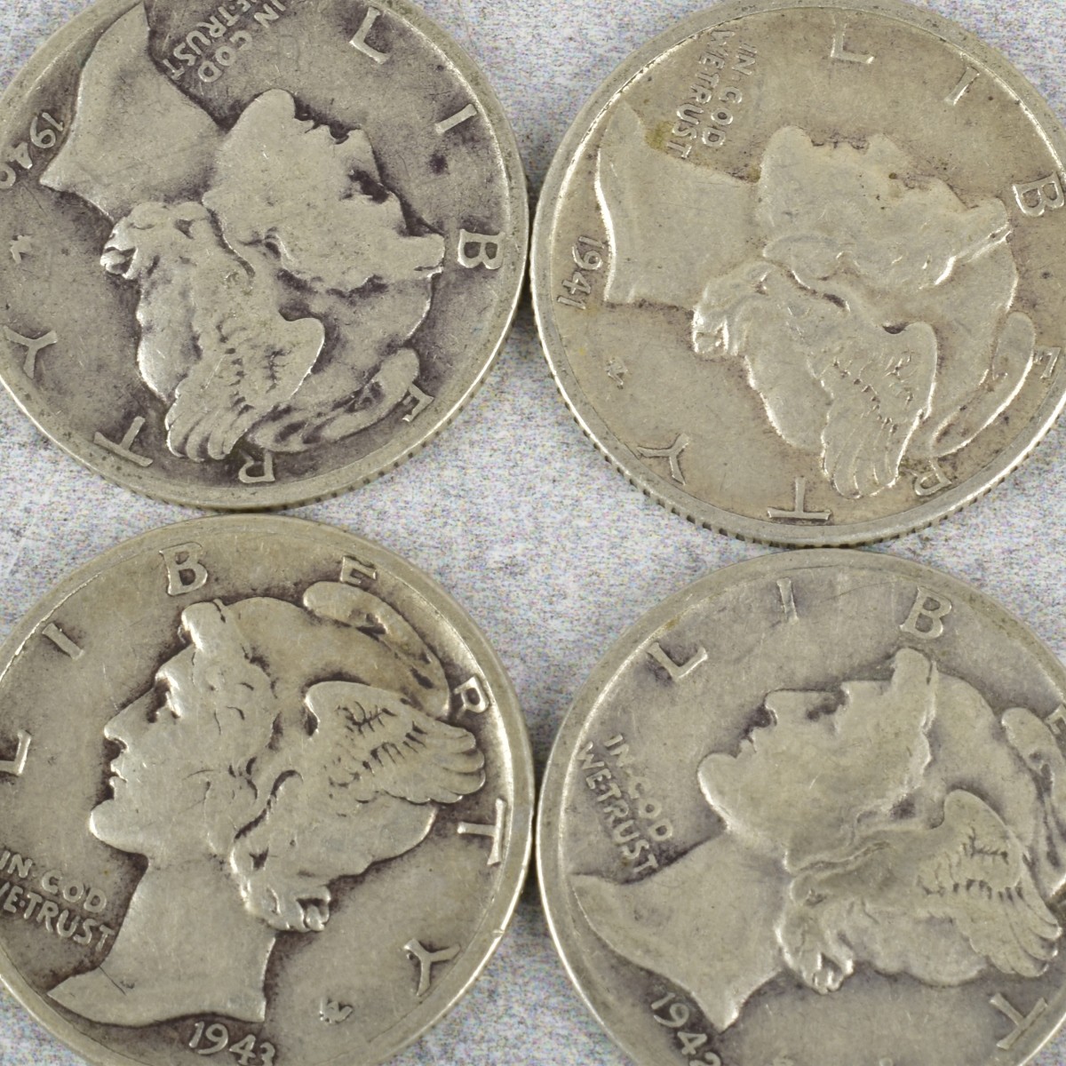 American Mercury Head Dimes