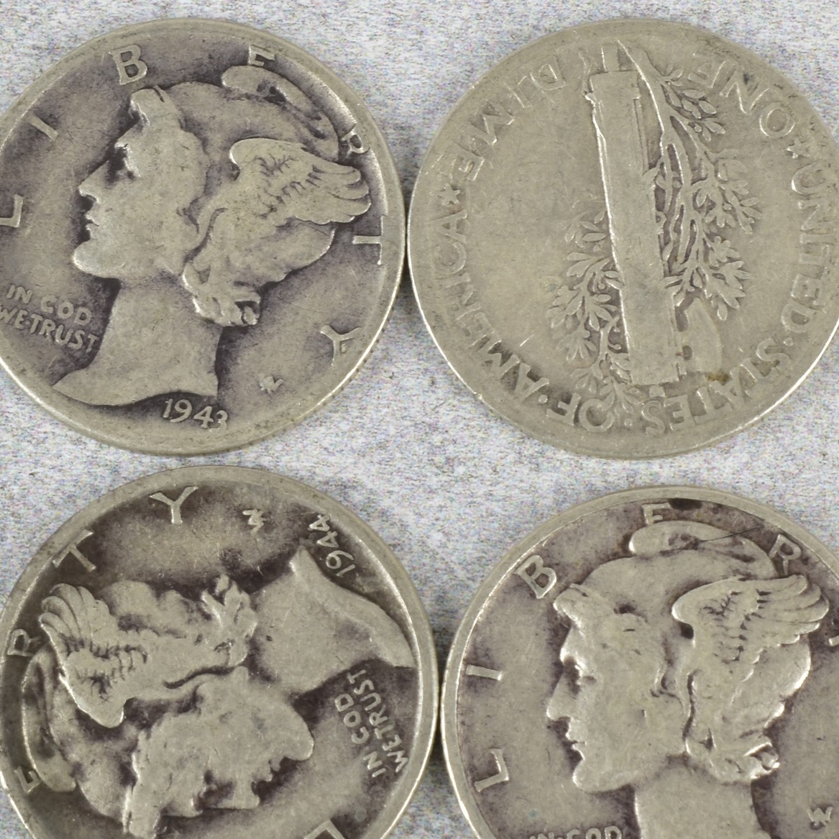 American Mercury Head Dimes