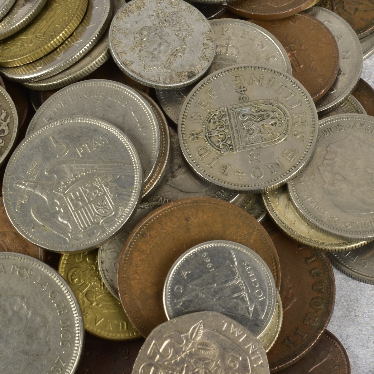 Lot of Assorted Foreign Coins