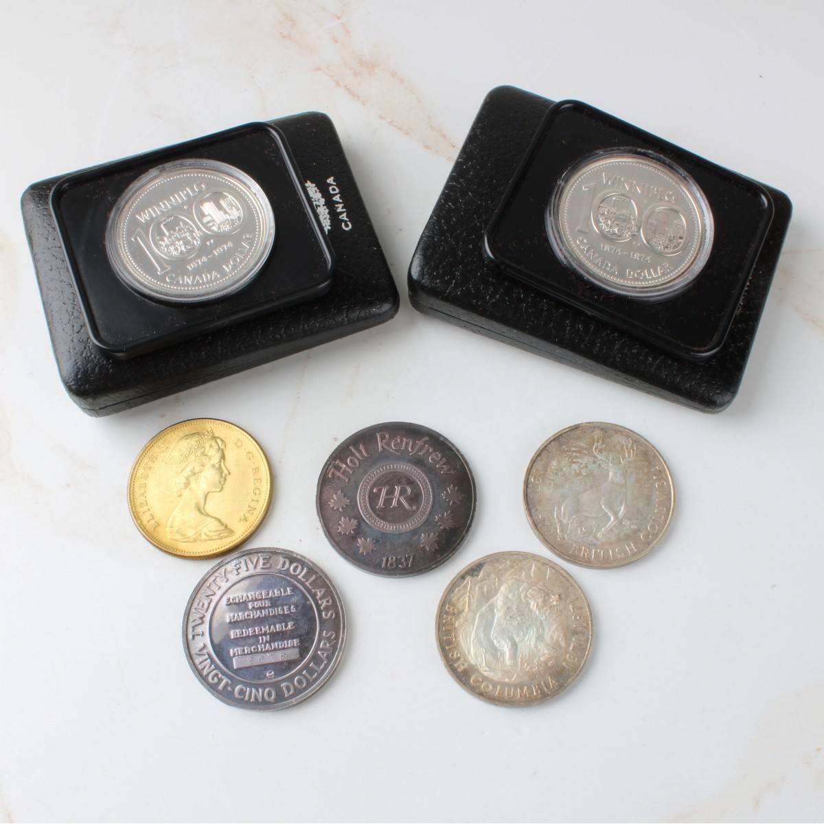 Canadian Silver Coins / Tokens
