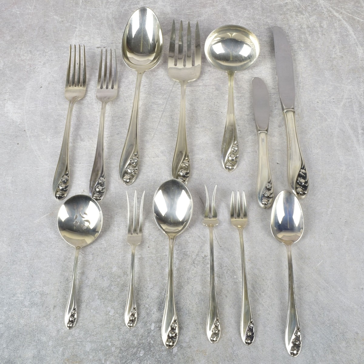 Gorham "Lily of the Valley" Sterling Flatware