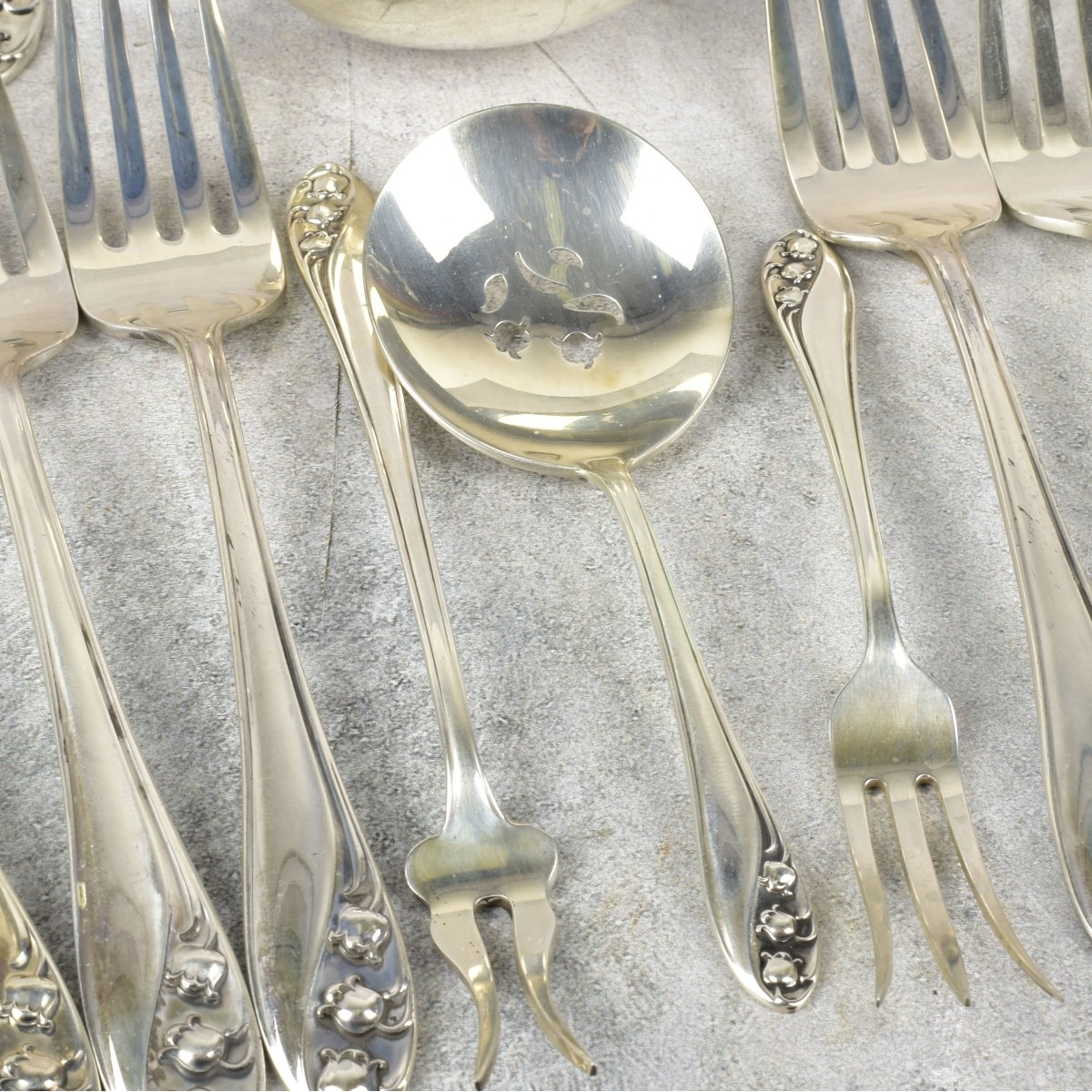 Gorham "Lily of the Valley" Sterling Flatware