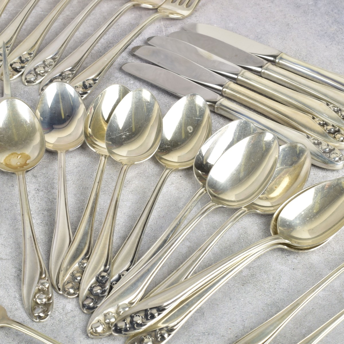 Gorham "Lily of the Valley" Sterling Flatware