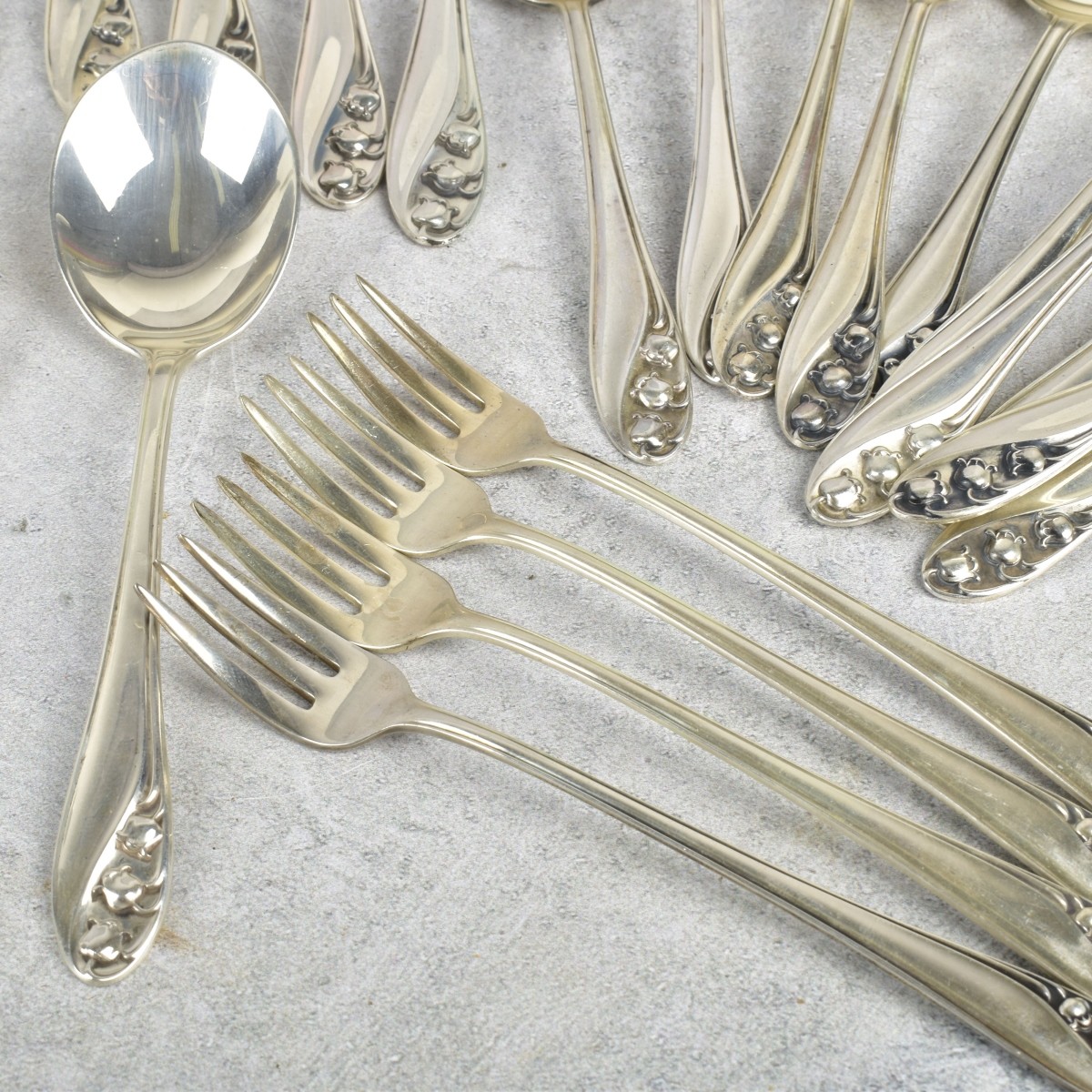 Gorham "Lily of the Valley" Sterling Flatware