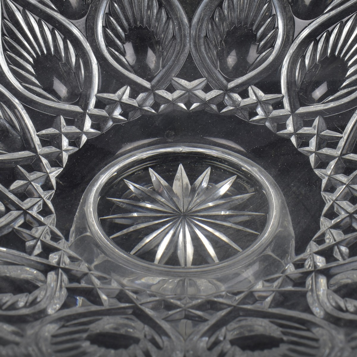 Waterford "Peacock" Crystal Bowl