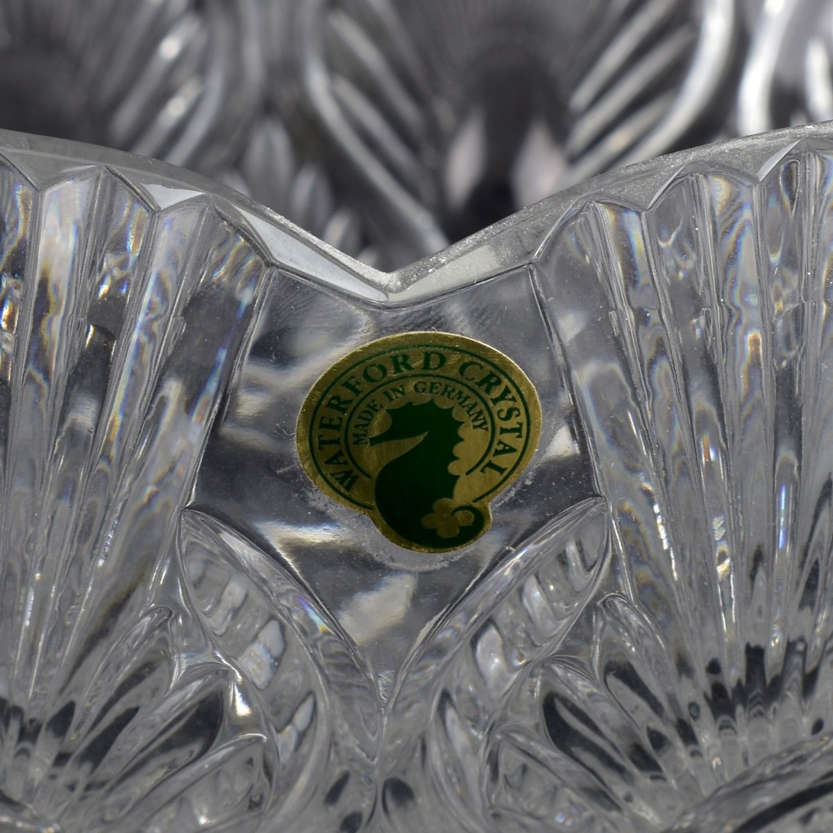 Waterford "Peacock" Crystal Bowl