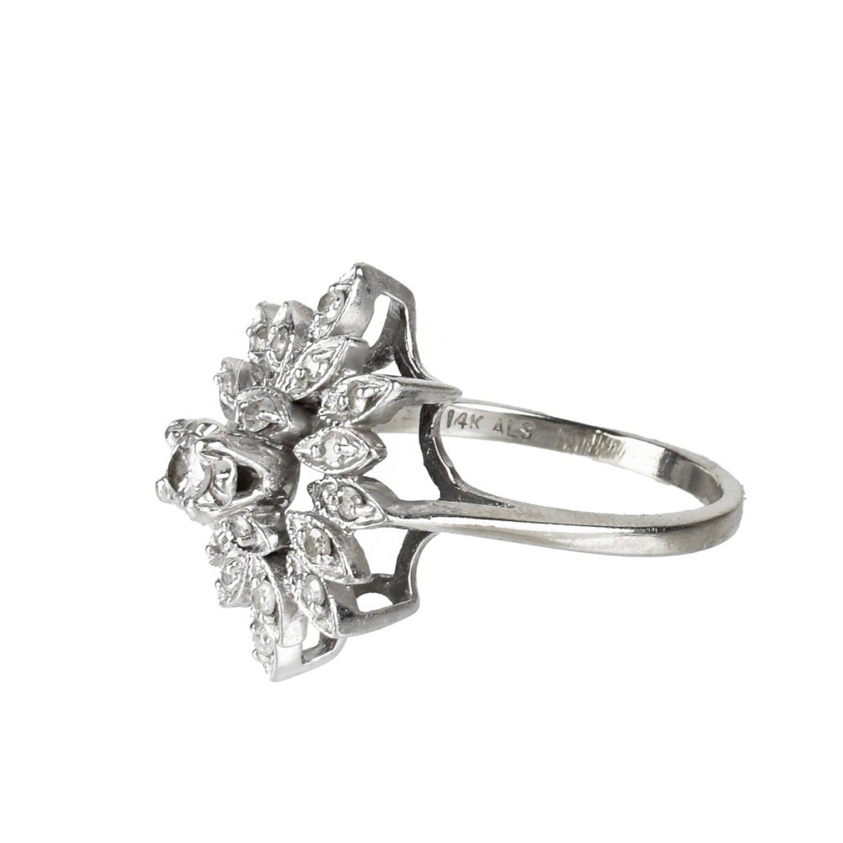 Diamond and 14K Ring