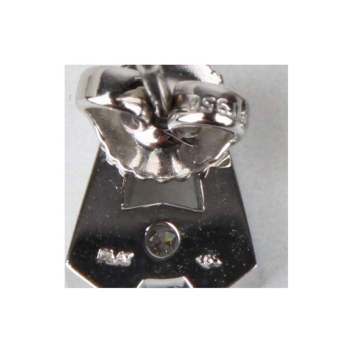 Diamond and Platinum Earrings