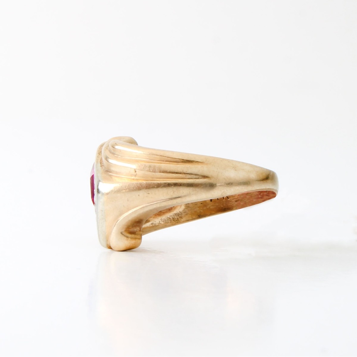 Diamond, Ruby and 14K Ring