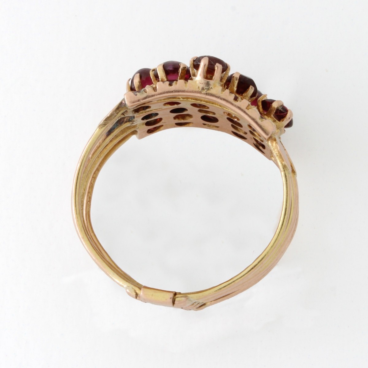 Diamond, Tourmaline and 14K Ring