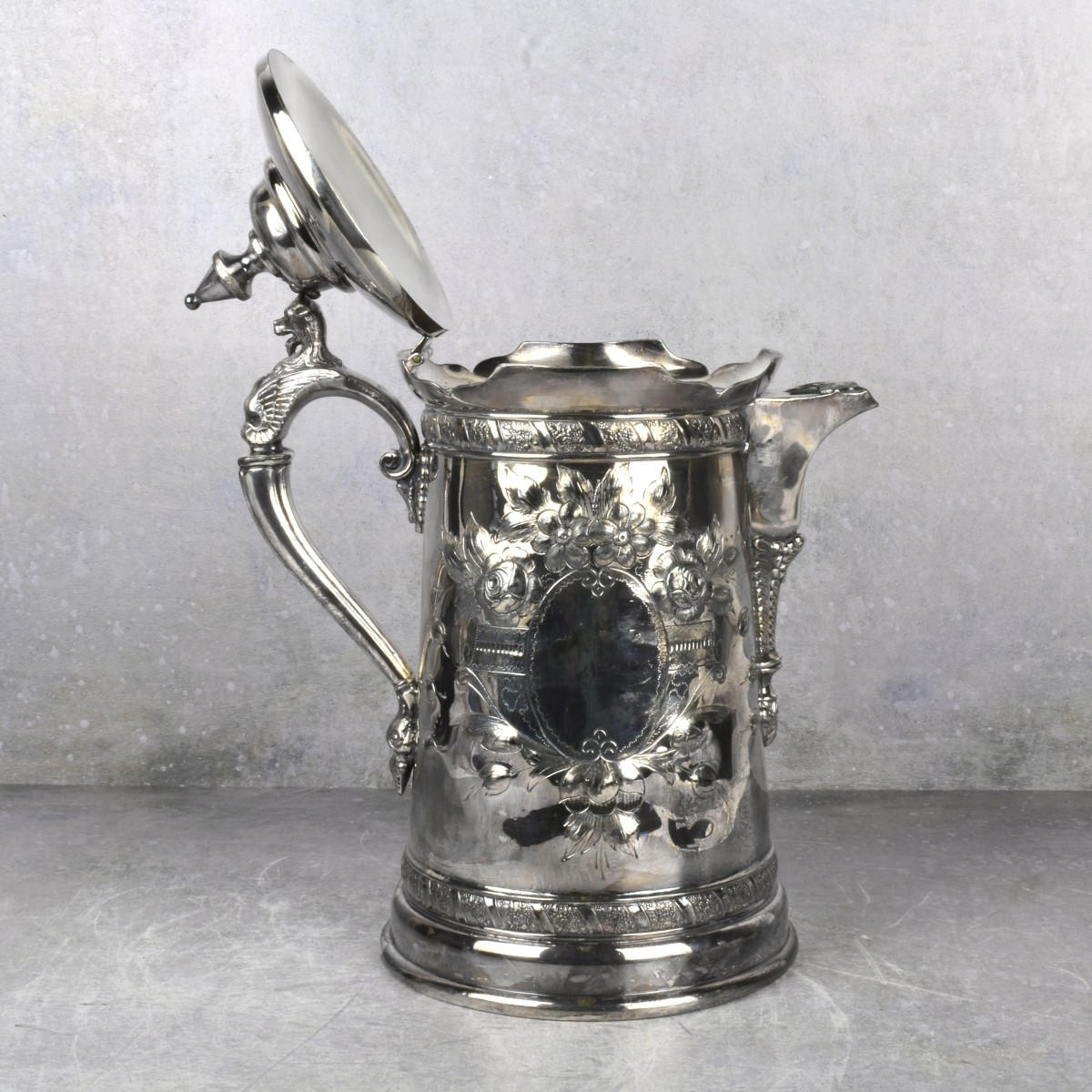 Large 19th Century Holmes and Son Pitcher