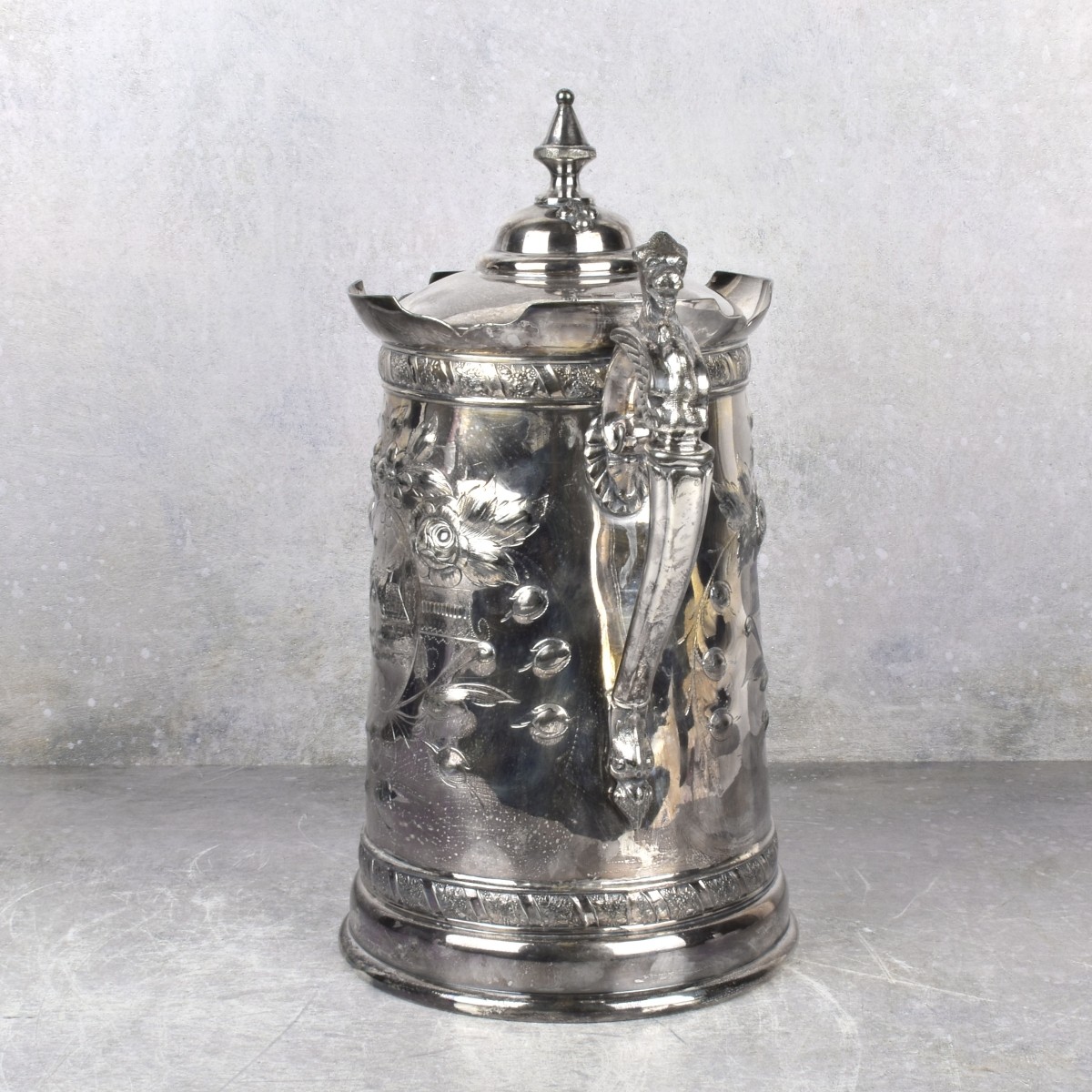 Large 19th Century Holmes and Son Pitcher