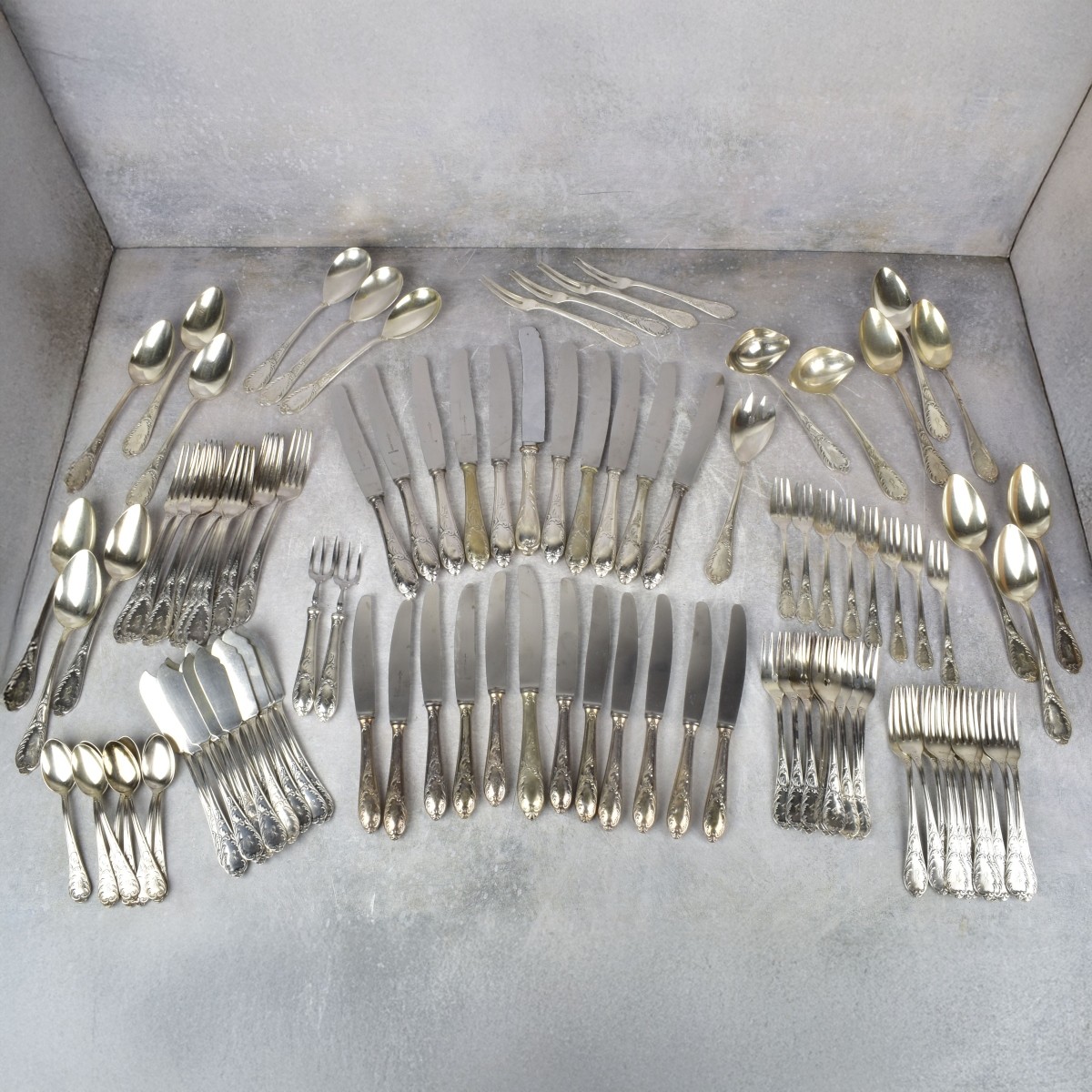 Silver Plate Dinner Service