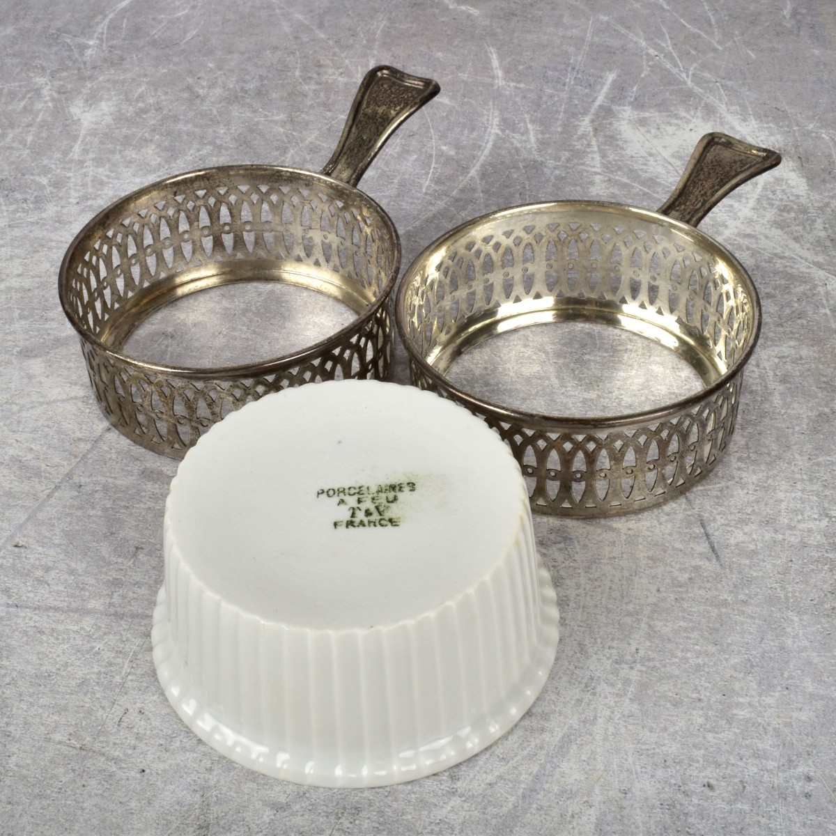 Sterling Silver Ramekin Holders