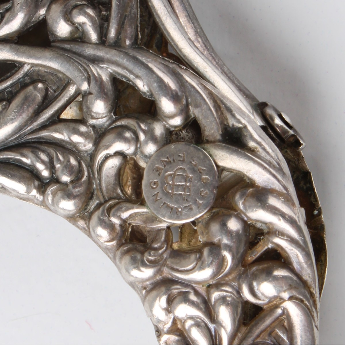 Antique Silver Lorgnette / Necklace