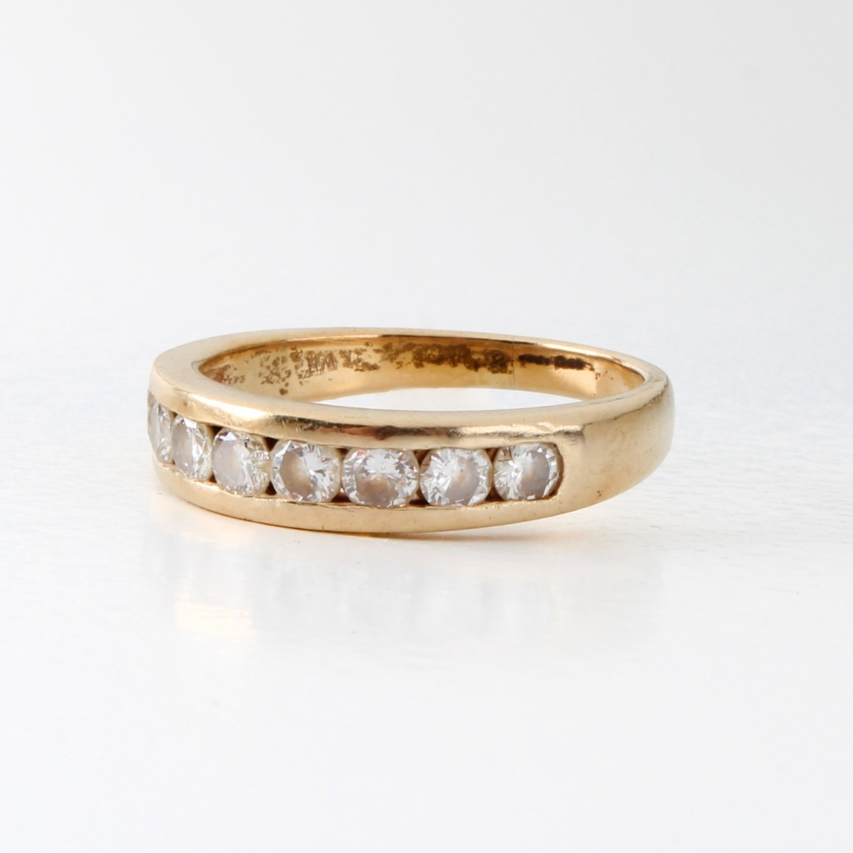 Diamond and 14K Band