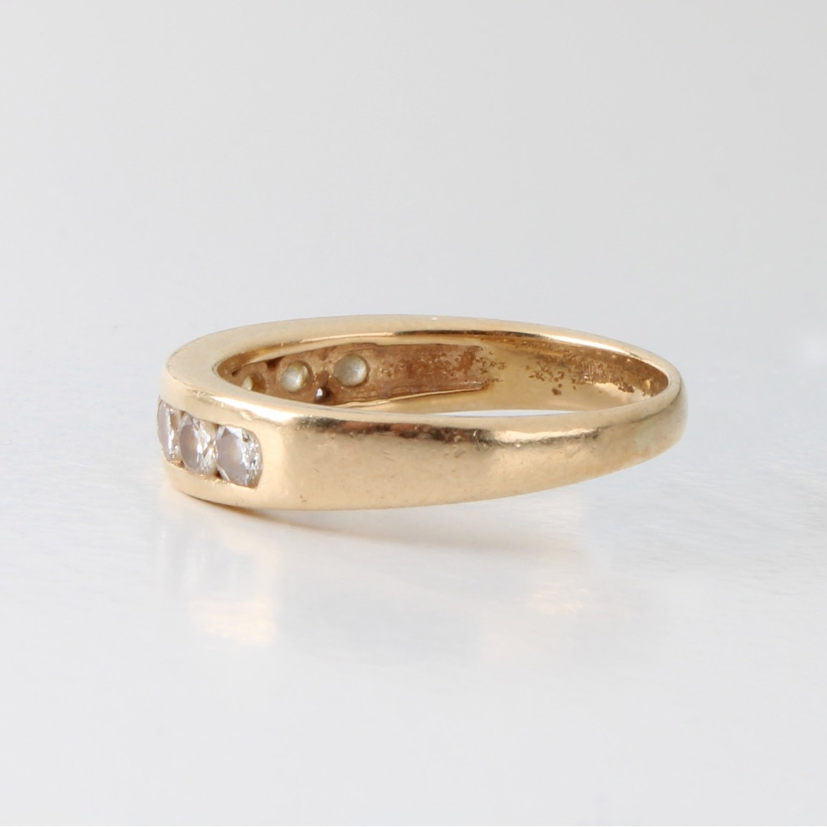 Diamond and 14K Band