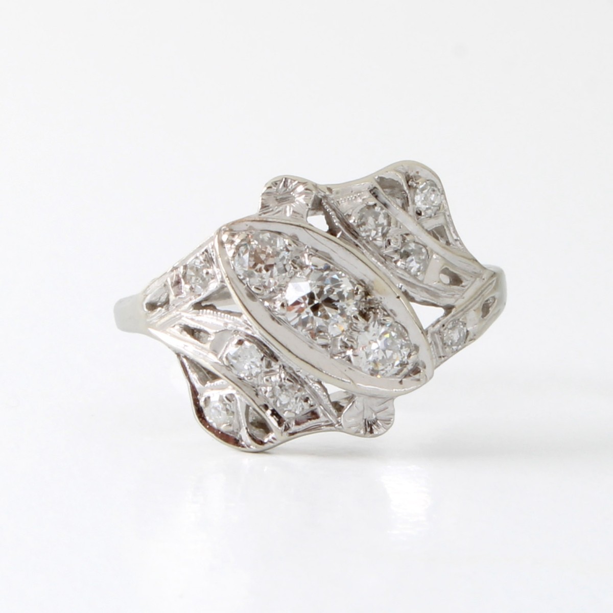 Diamond and 14K Ring